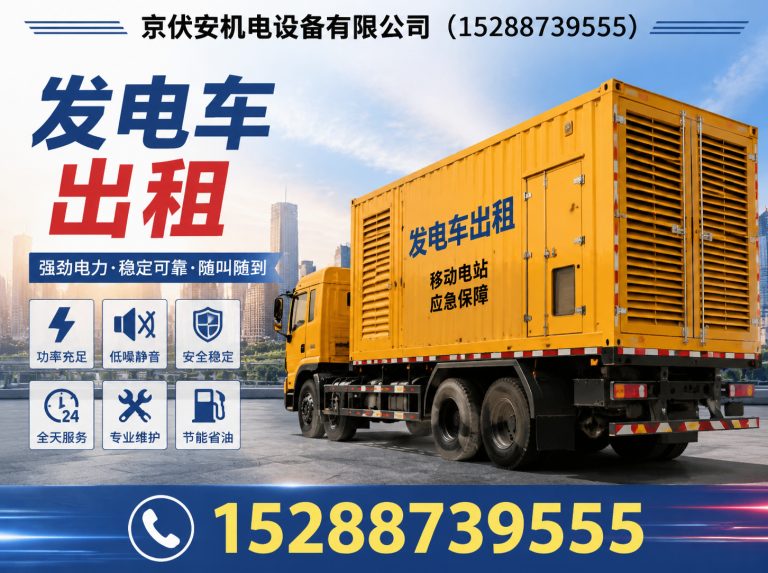 盘锦发电机租赁展示图