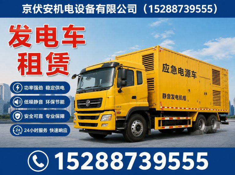 盘锦发电车出租展示图